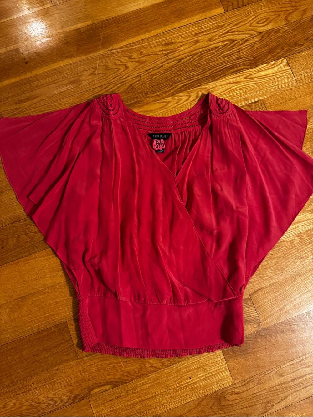 White House black market 100% silk top